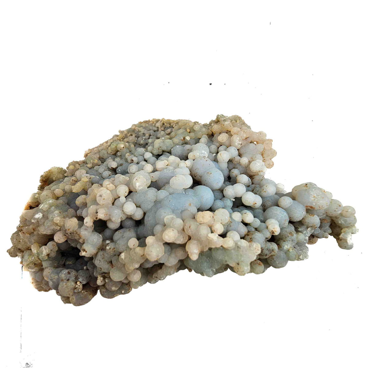 Grape Agate specimen, a variety of chalcedony, from Mamuju Regency, Sulawesi Island, Indonesia.