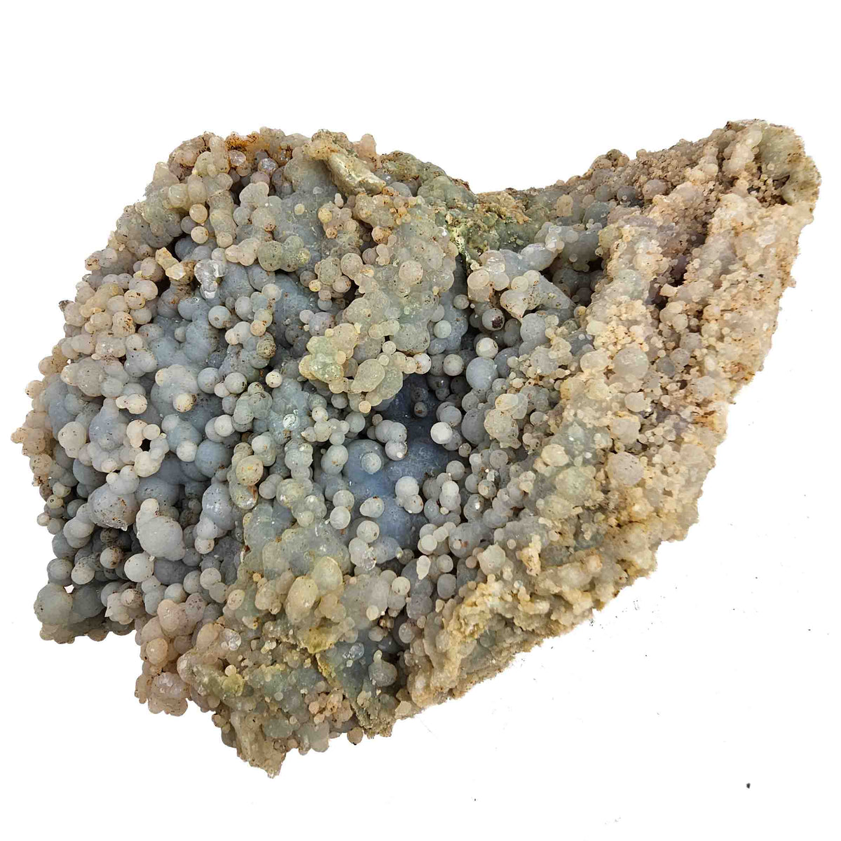Grape Agate specimen, a variety of chalcedony, from Mamuju Regency, Sulawesi Island, Indonesia.