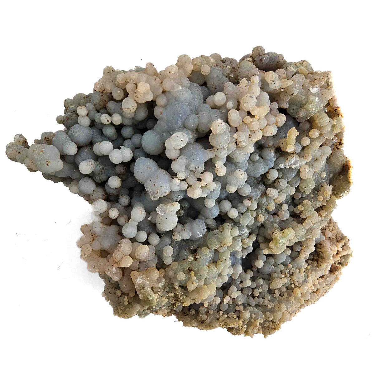 Grape Agate specimen, a variety of chalcedony, from Mamuju Regency, Sulawesi Island, Indonesia.