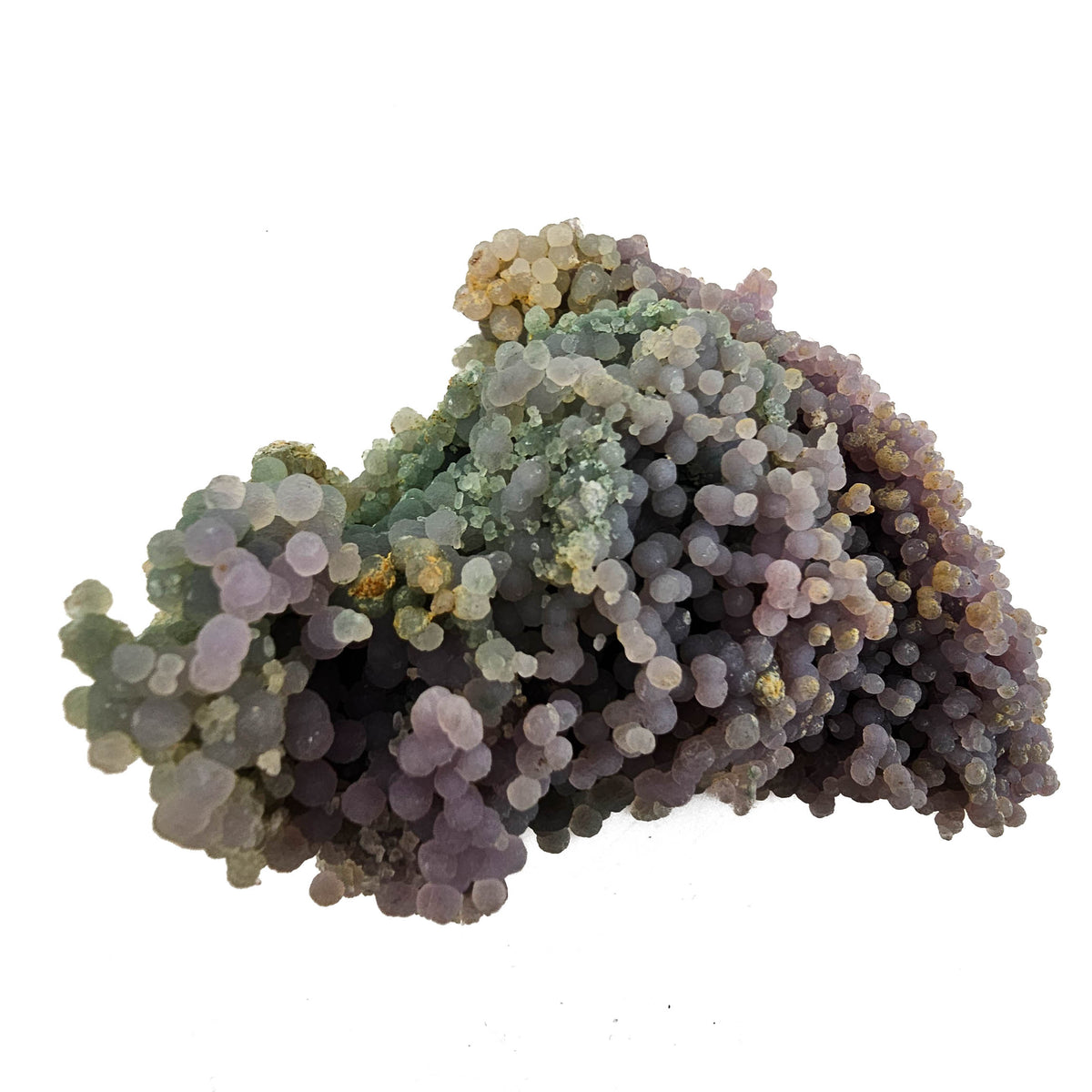 Grape Agate specimen, a variety of chalcedony, from Mamuju Regency, Sulawesi Island, Indonesia.
