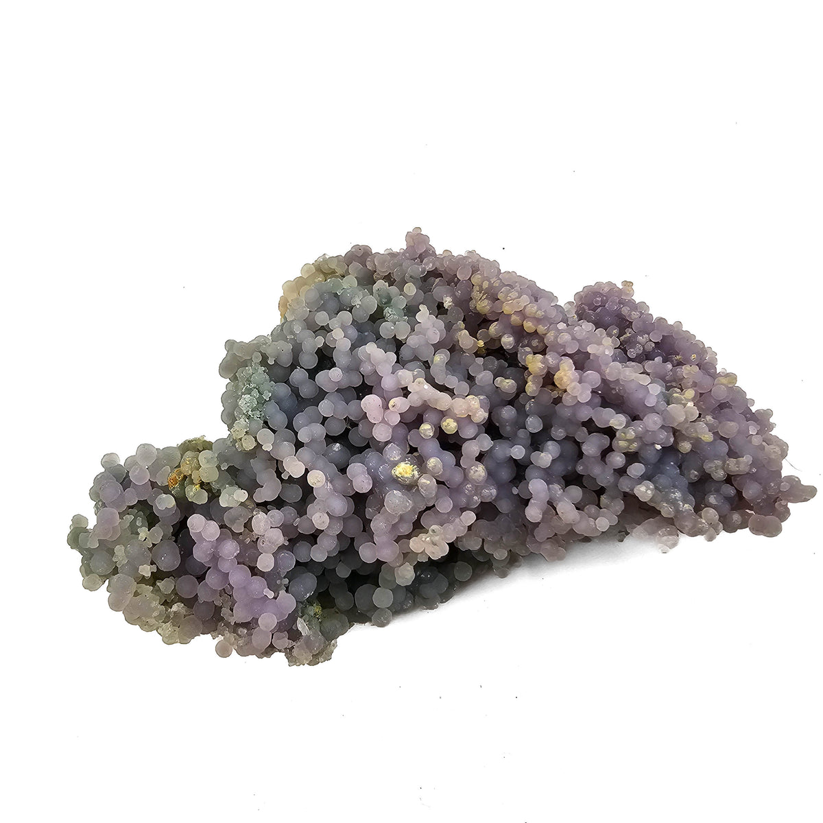 Grape Agate specimen, a variety of chalcedony, from Mamuju Regency, Sulawesi Island, Indonesia.