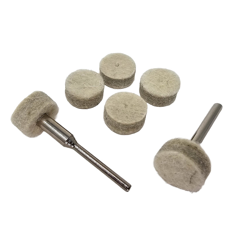 Hard Pressed Felt - Wheel - Mini - 5pc