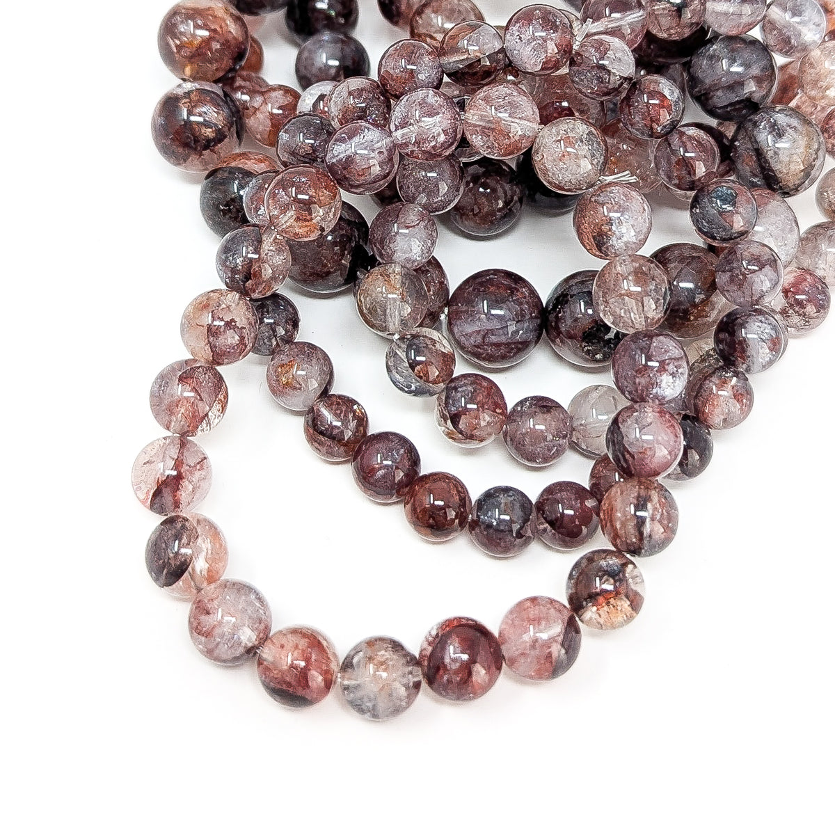 Hematite Quartz bead bracelet.