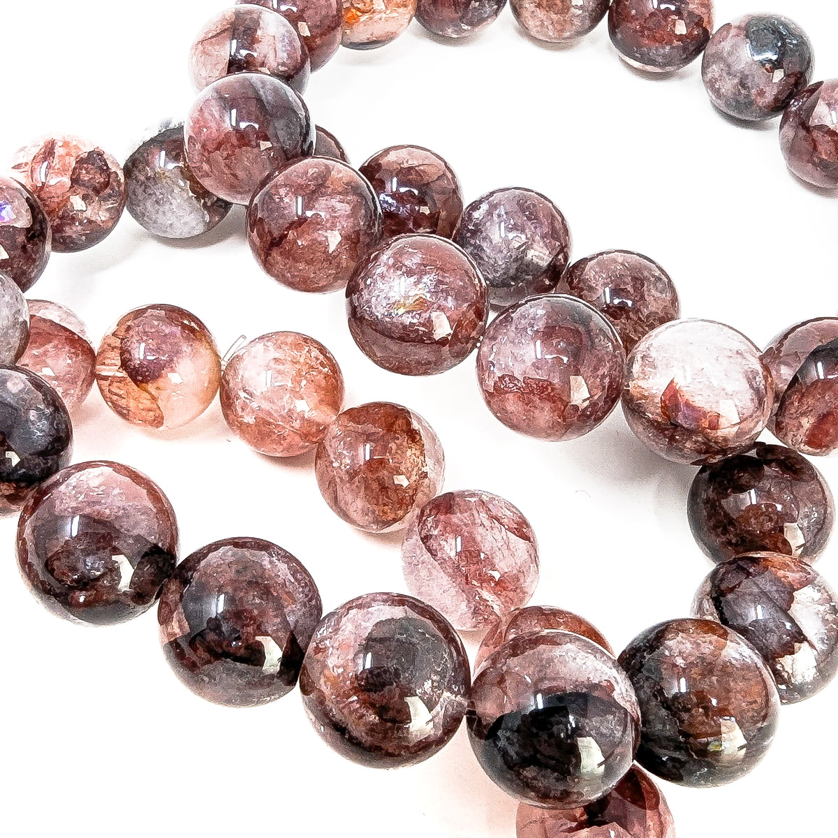 Hematite Quartz bead bracelet.