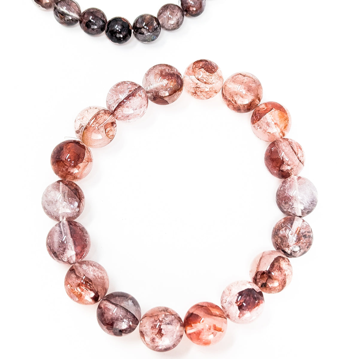 Hematite Quartz bead bracelet.