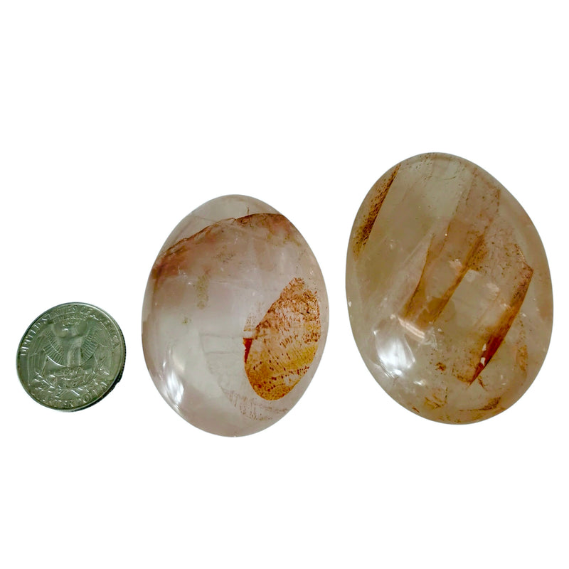 Hematoid Quartz - Palm Stone