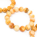 Honey Agate - Round Bead Bracelet