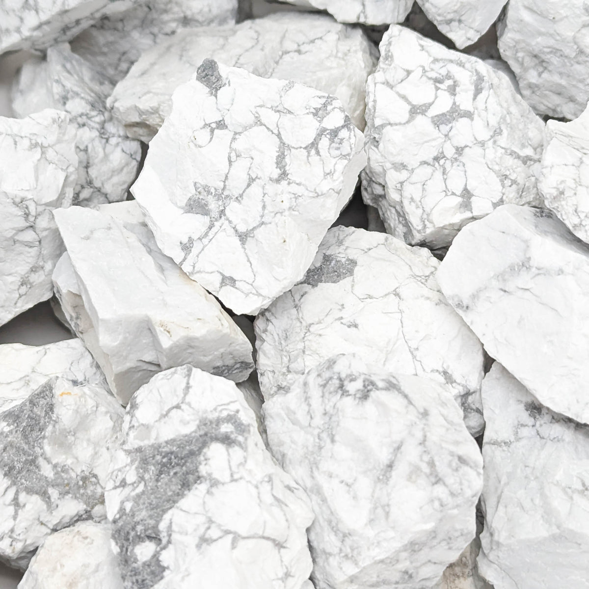 Howlite rough from Canada.