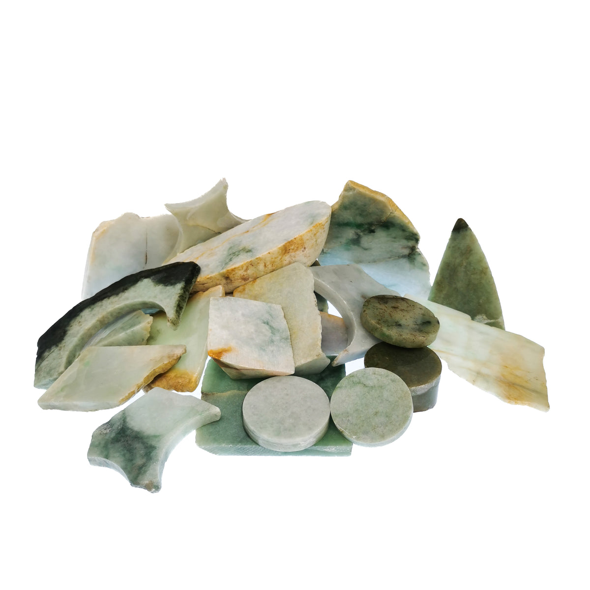 Jadeite rough.