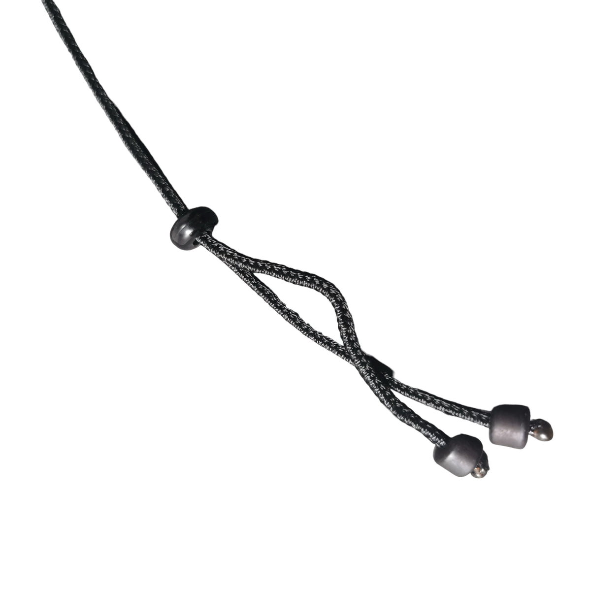 Jadeite bi-disc necklace: adjustable cord bead