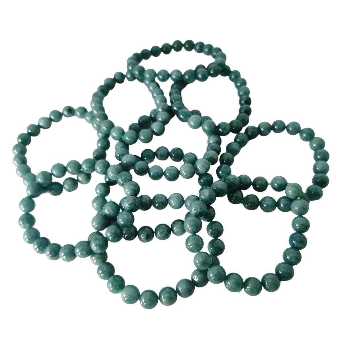 Jadeite bead bracelet.