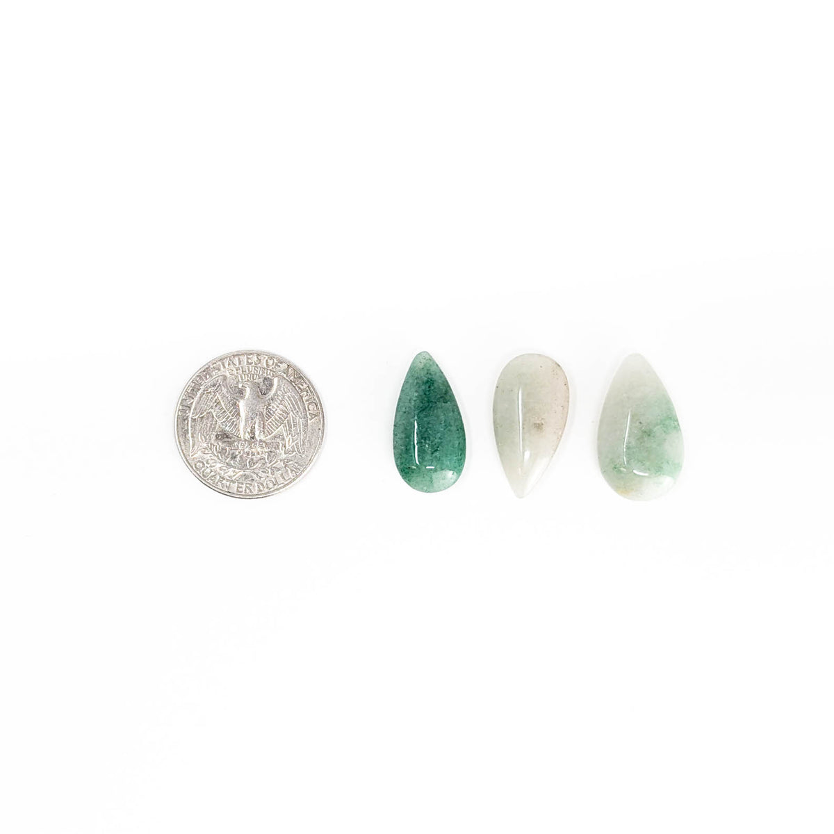 Jadeite Teardrop tumble.