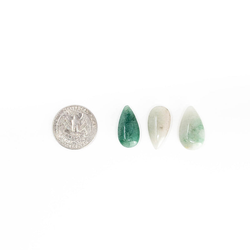 Jadeite Teardrop - Tumble