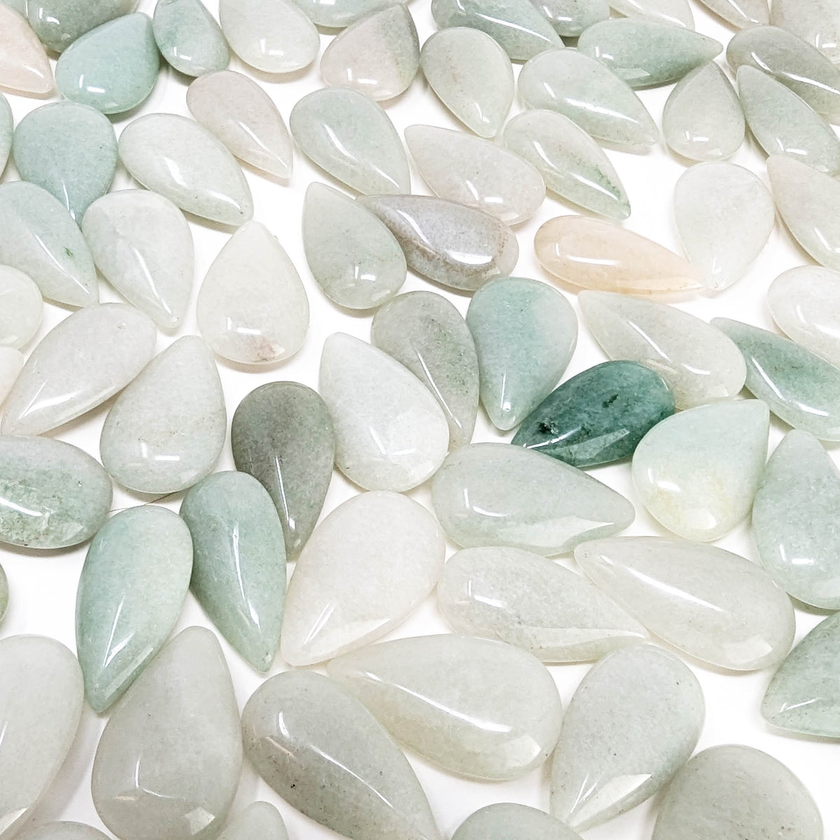 Jadeite Teardrop tumble.