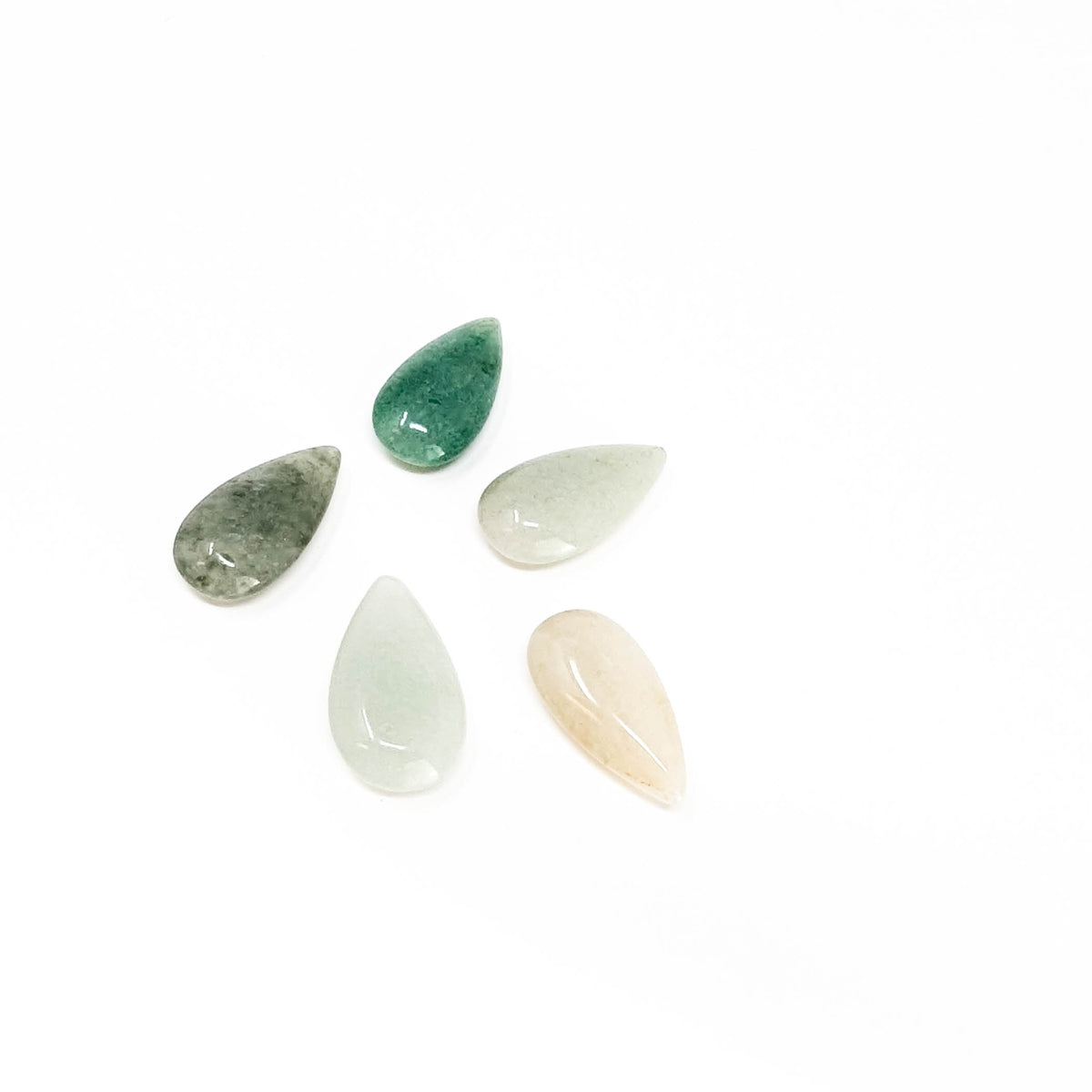 Jadeite Teardrop tumble.
