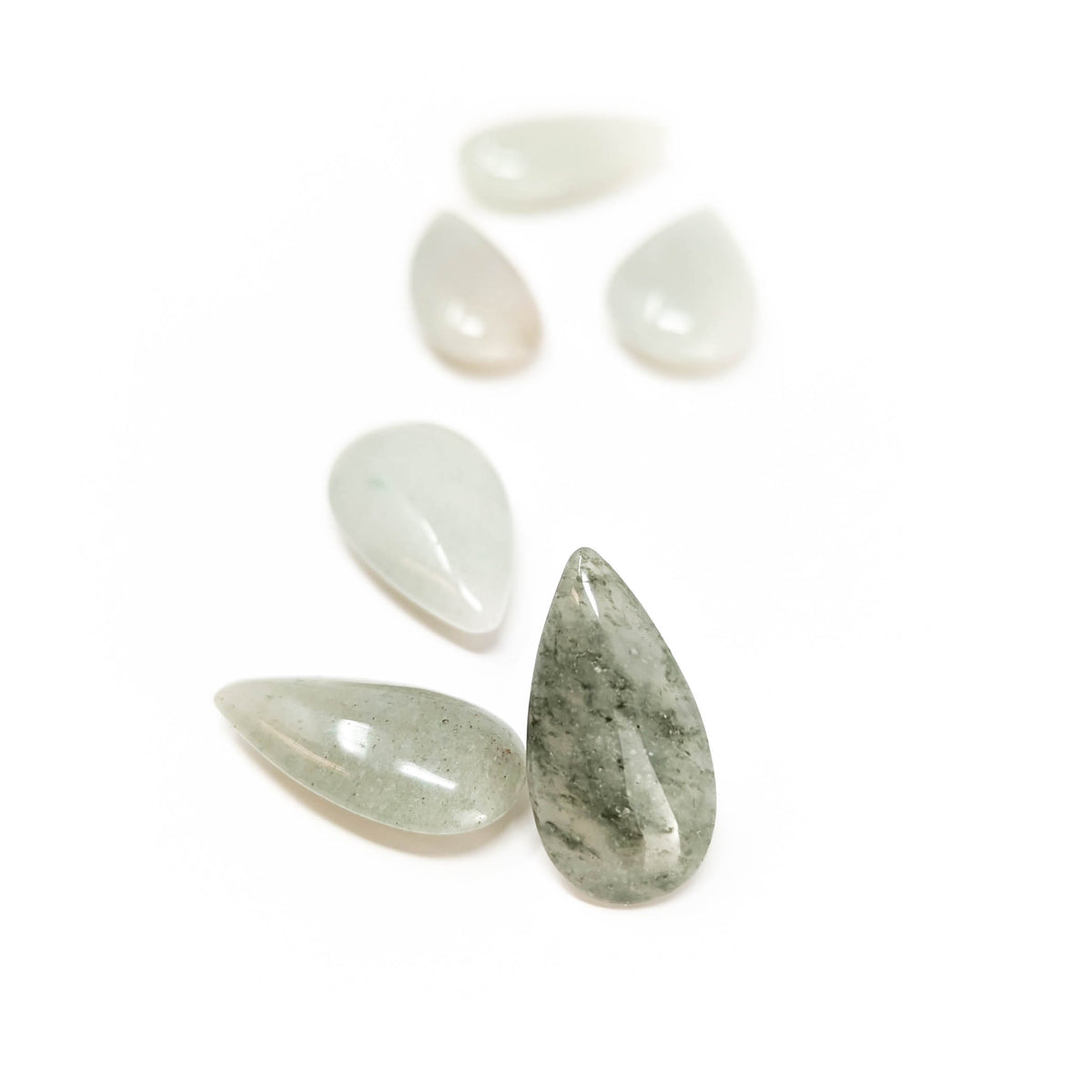 Jadeite Teardrop tumble.