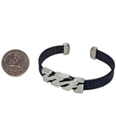 Jagged Design - Fiber Cuff Bracelet
