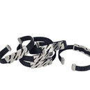 Jagged Design - Fiber Cuff Bracelet