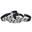 Jagged Design - Fiber Cuff Bracelet