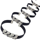 Jagged Design - Fiber Cuff Bracelet