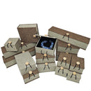 Jewelry Box - Wooden Buckle - Display - Linen - China