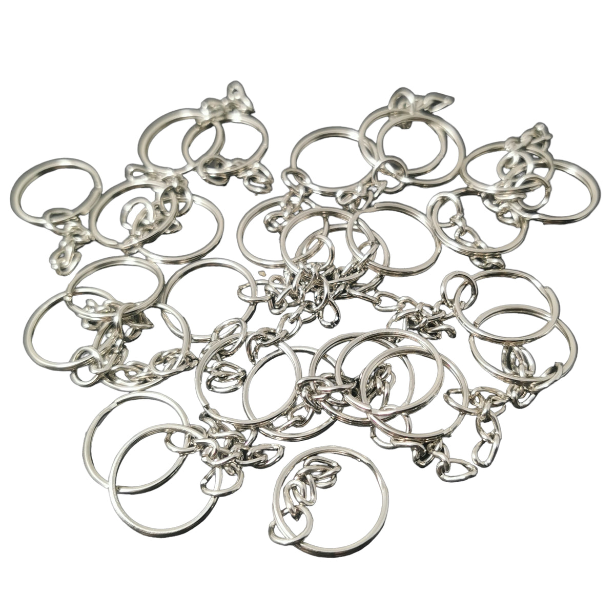 Keychain Blank 5pc, made of steel.