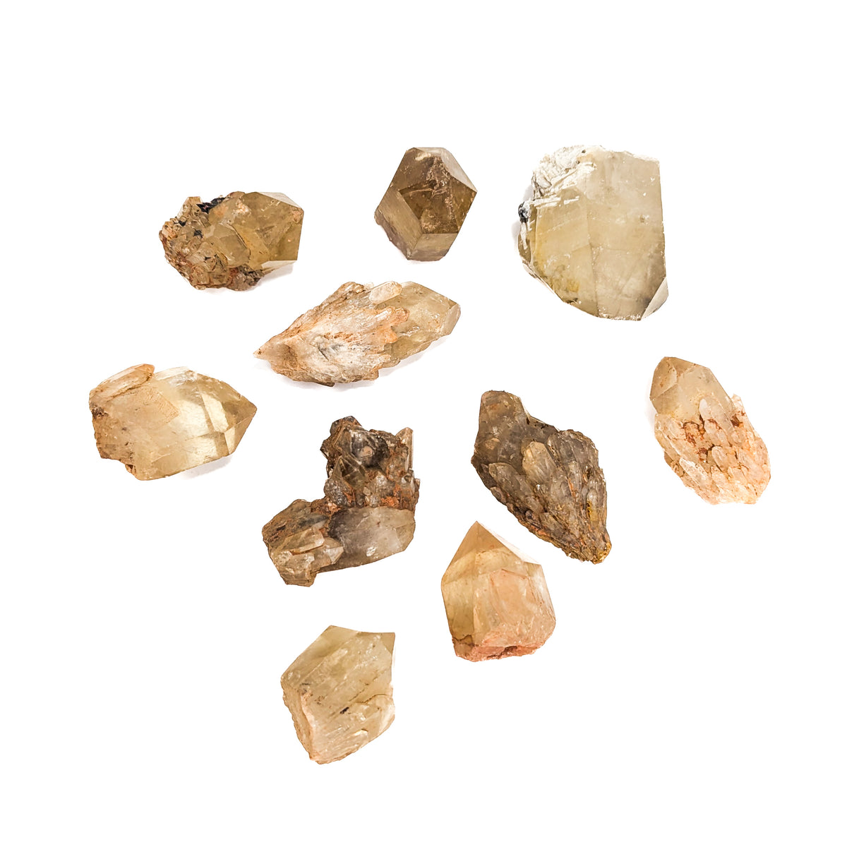 Kundalini citrine from DR Congo – points spread out