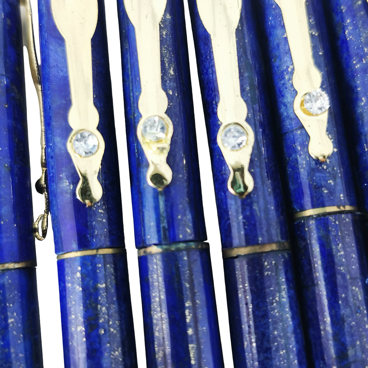 Lapis Lazuli pen, made of lapis lazuli with gold plating.