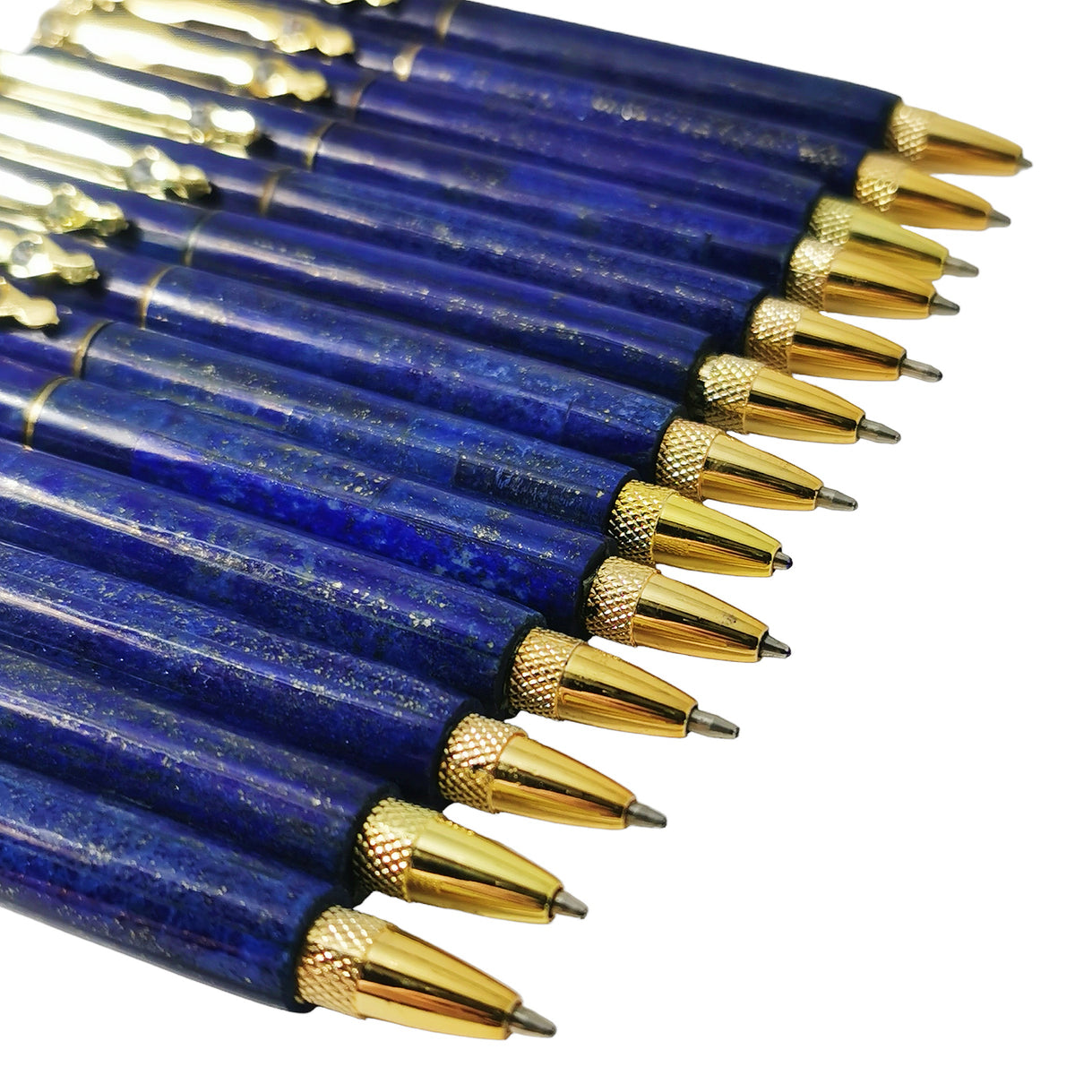 Lapis Lazuli pen, made of lapis lazuli with gold plating.