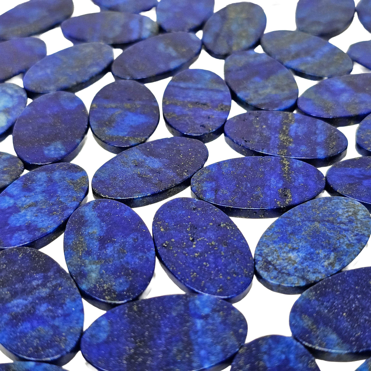 Lapis Lazuli - Flat Tumble - Oval - Afghanistan