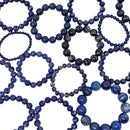 Lapis Lazuli - Bead Bracelet - Afghanistan - Throat and Third Eye Chakra