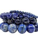 Lapis Lazuli - Bead Bracelet - Afghanistan - Throat and Third Eye Chakra