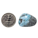 Larimar - Tumble - Dominican Republic - Throat Chakra, Crown Chakra
