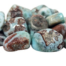 Larimar - Tumble - Dominican Republic - Throat Chakra, Crown Chakra