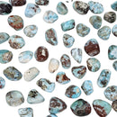 Larimar - Tumble - Dominican Republic - Throat Chakra, Crown Chakra