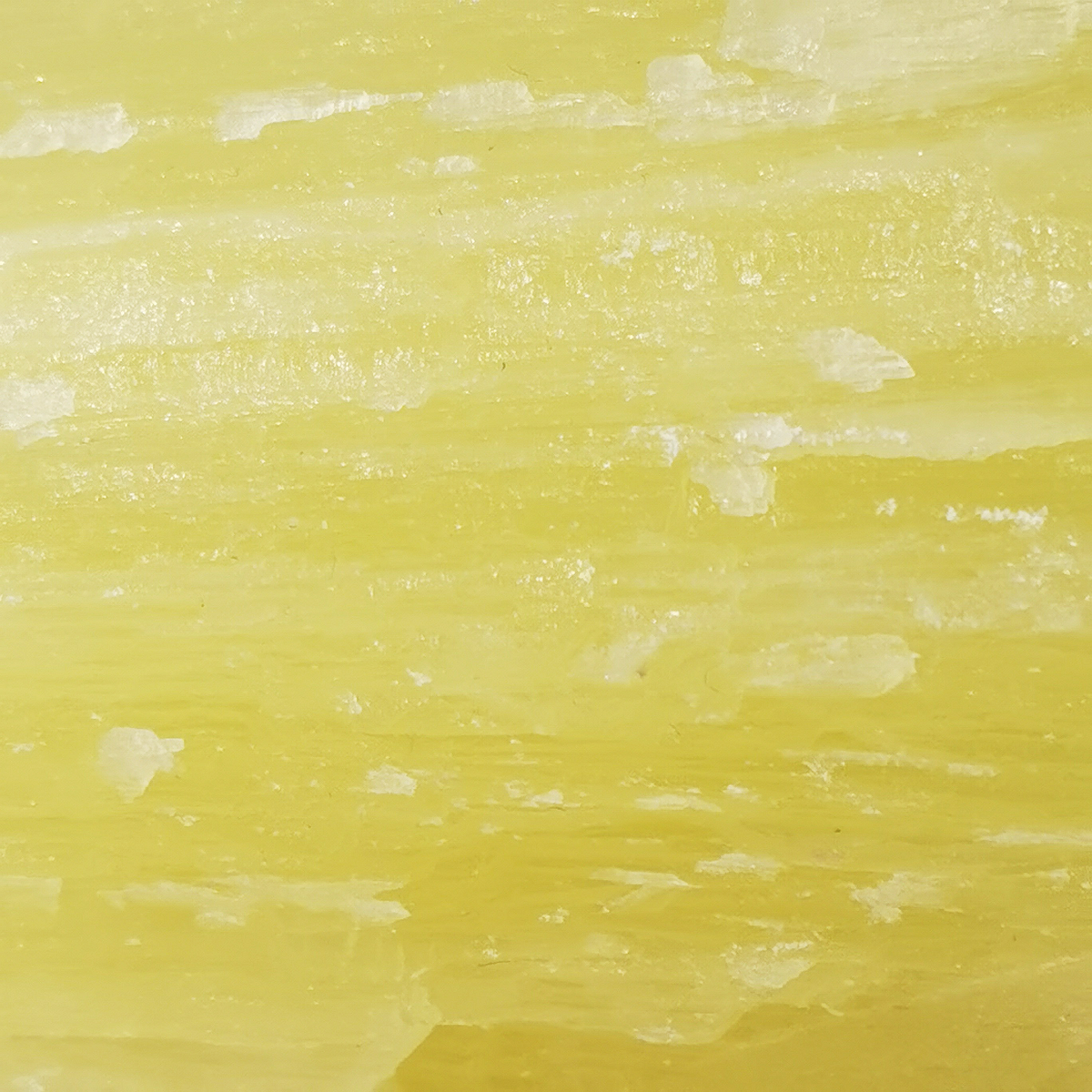 Lemon Calcite specimen, calcium carbonate.