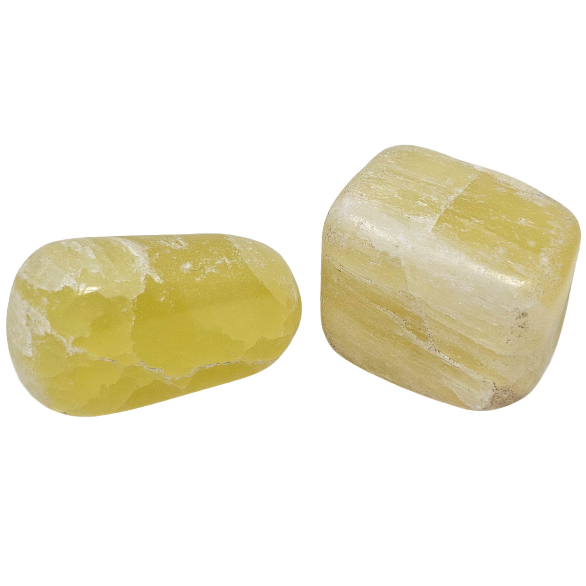 Lemon Calcite - Tumble - Pakistan / Afghanistan - Solar Plexus Chakra