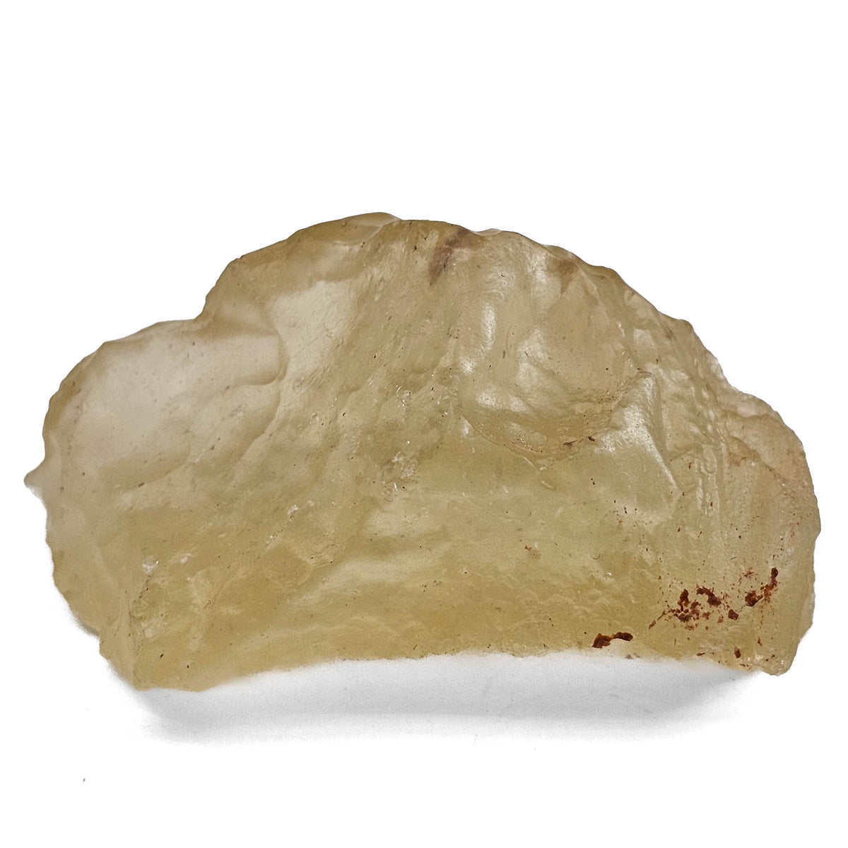 Libyan Desert Glass 68g specimen from Great Sand Sea, New Valley Governorate, Egypt.