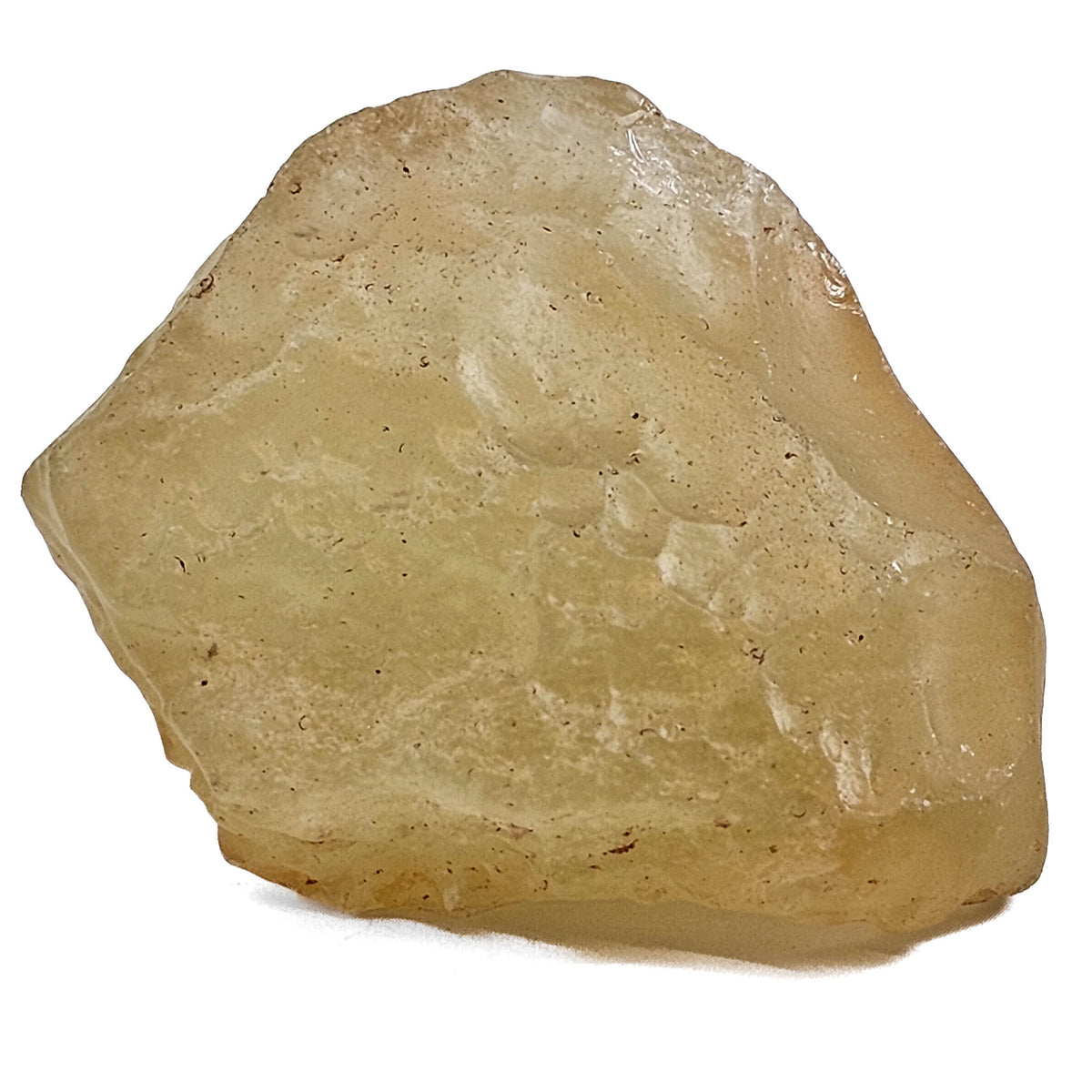 Libyan Desert Glass 97g specimen from Great Sand Sea, New Valley Governorate, Egypt.