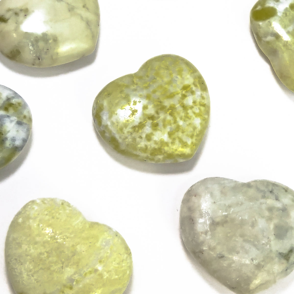 Lizardite mini heart.