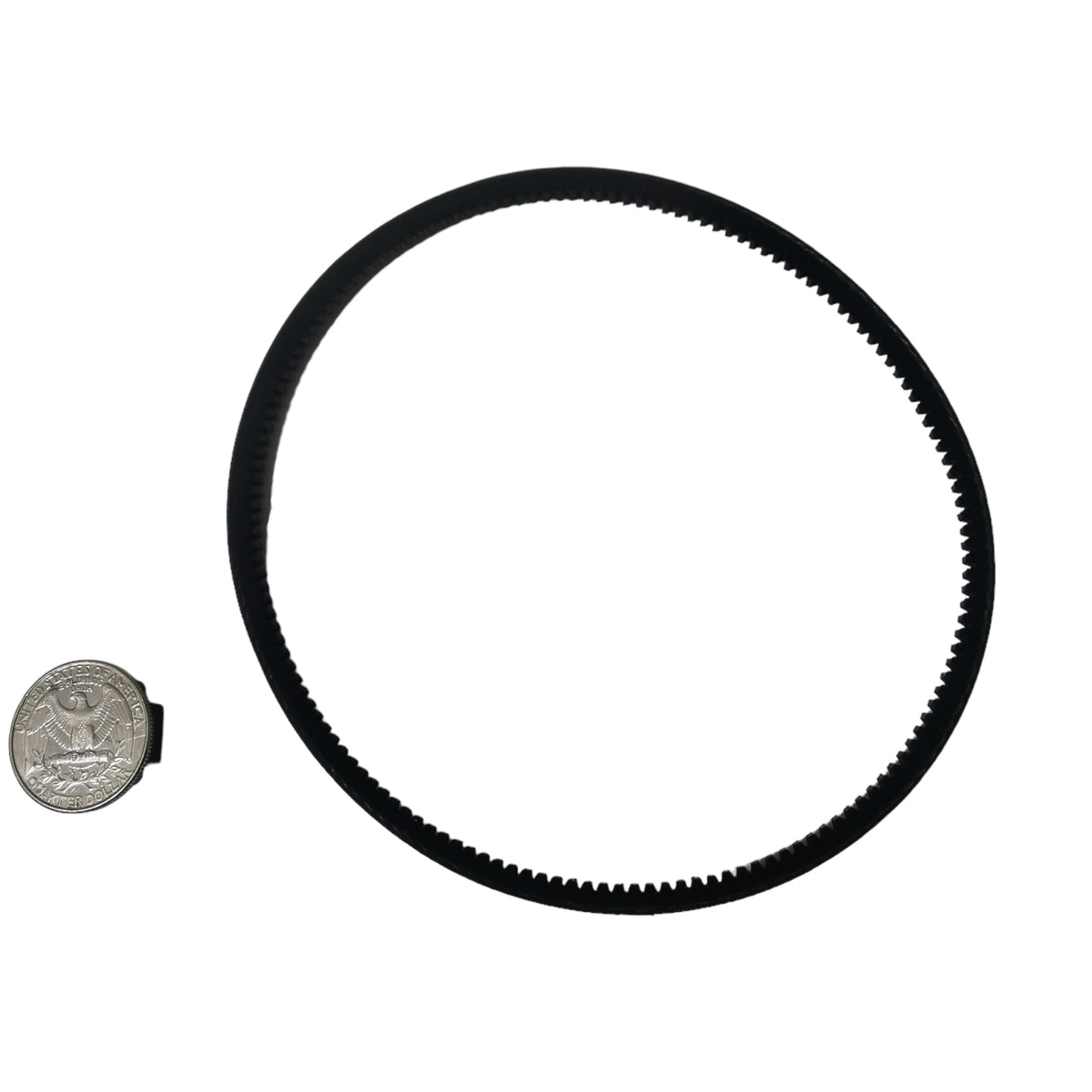 Lortone QT Tumbler belt, made of rubber.