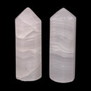 Mangano Calcite - Mini Obelisk Steph - Pakistan/Afghanistan - Heart Chakra