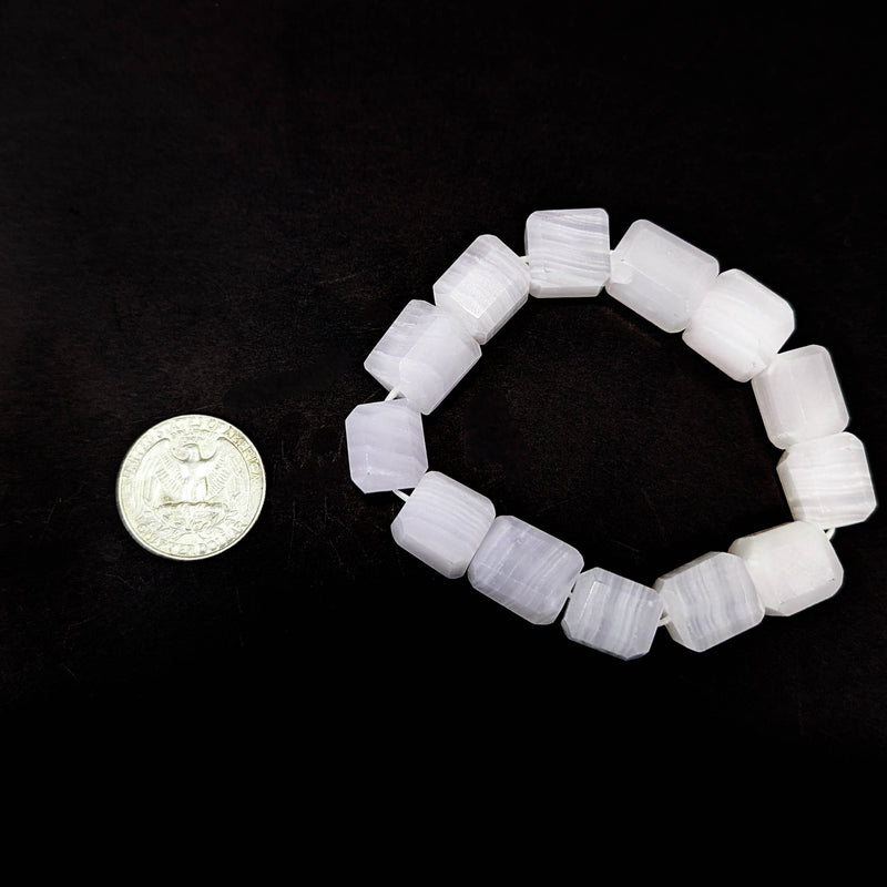 Mangano Calcite - Bead Bracelet
