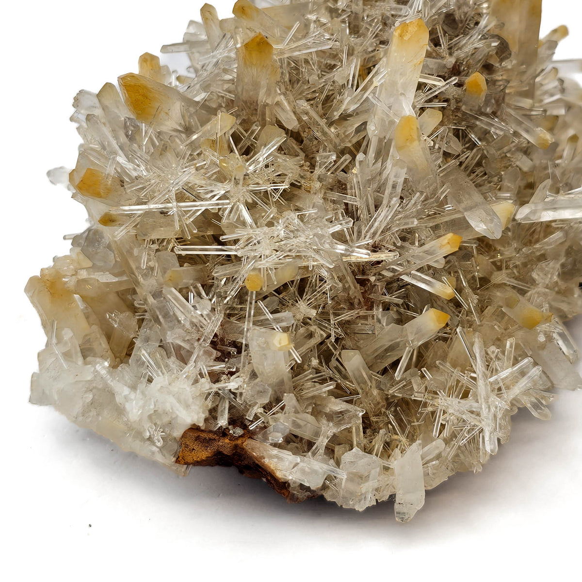 Mango Quartz Halloysite specimen from the Western Boyacá emerald region, Colombia (most likely the Cabiche diggings, Quípama).