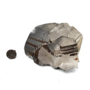 Mercedes Calcite (Chalcopyrite on Calcite) - Specimen