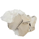 Mercedes Calcite (Chalcopyrite on Calcite) - Specimen