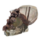 Mercedes Calcite (Chalcopyrite on Calcite) - Specimen