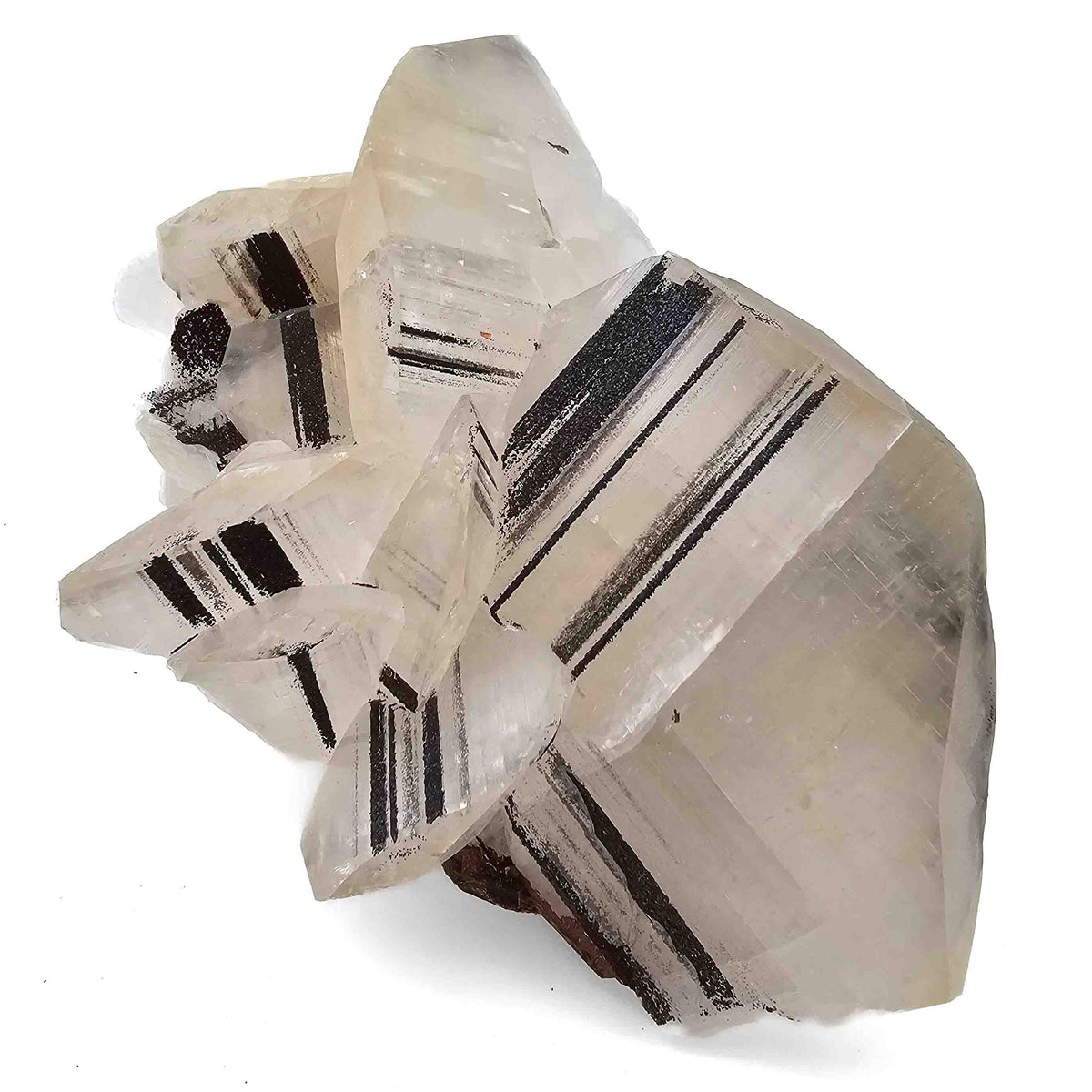 Mercedes Calcite (Chalcopyrite on Calcite) specimen from Daye Mine, Huangshi, Hubei Province, China.