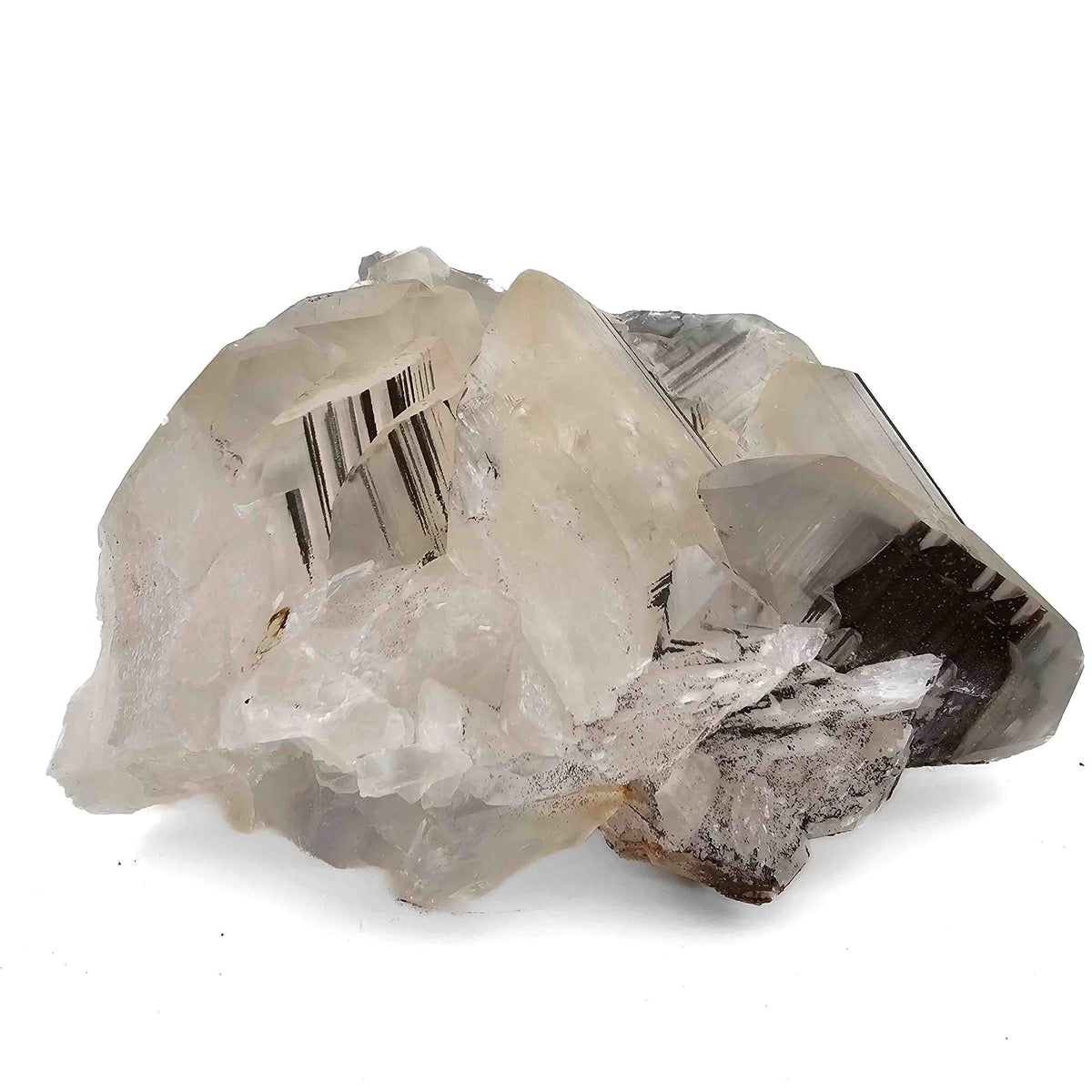 Mercedes Calcite (Chalcopyrite on Calcite) specimen from Daye Mine, Huangshi, Hubei Province, China.