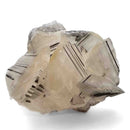 Mercedes Calcite (Chalcopyrite on Calcite) - Specimen